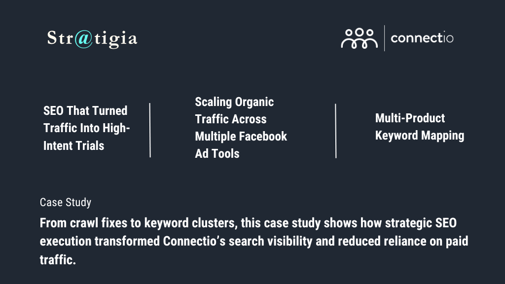 SEO Case Study: Driving Organic Growth for Connectio