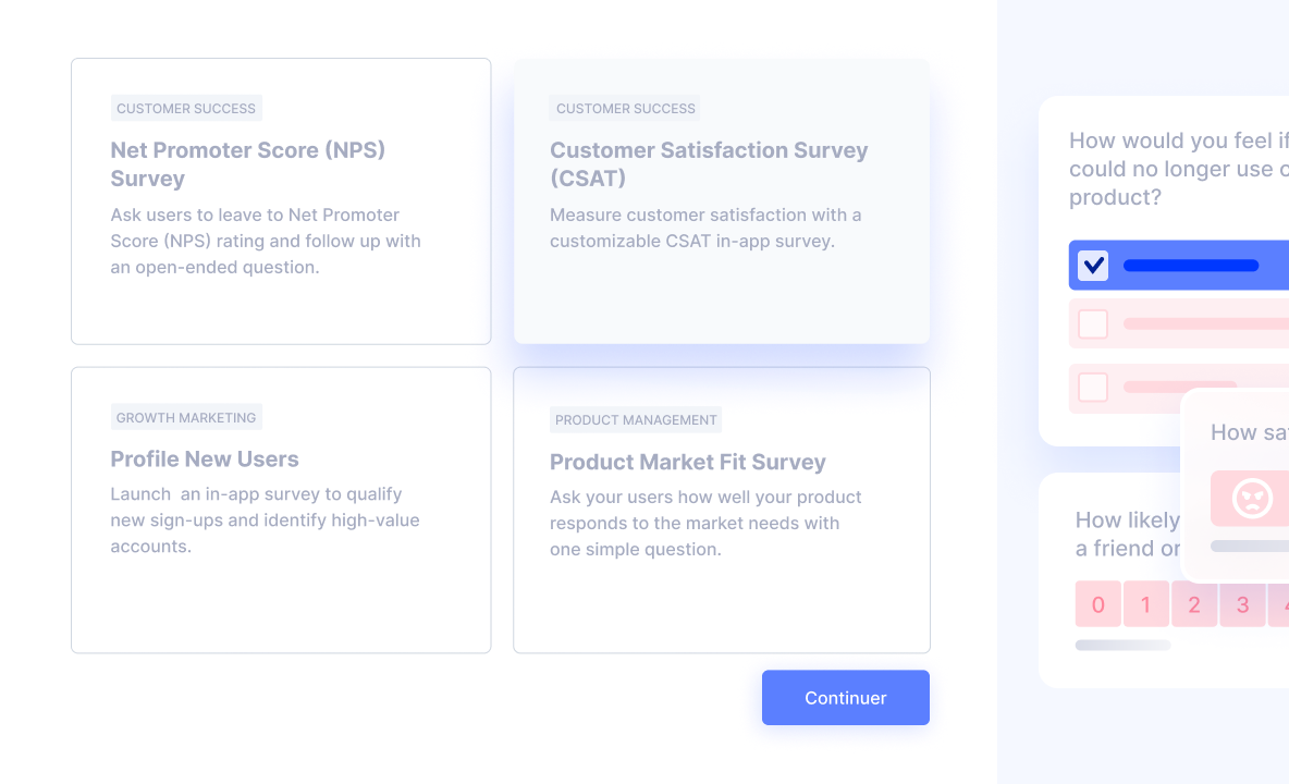 In-Product Surveys
