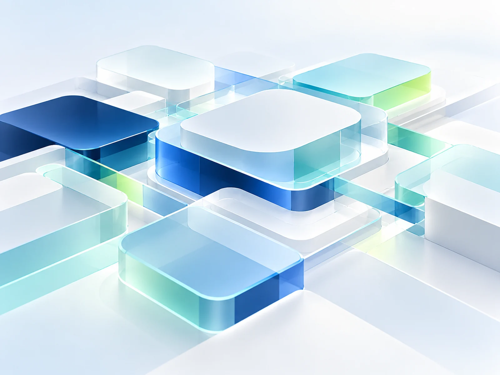 Abstract connected fields representing technology industries.