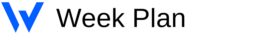 Week Plan official logo